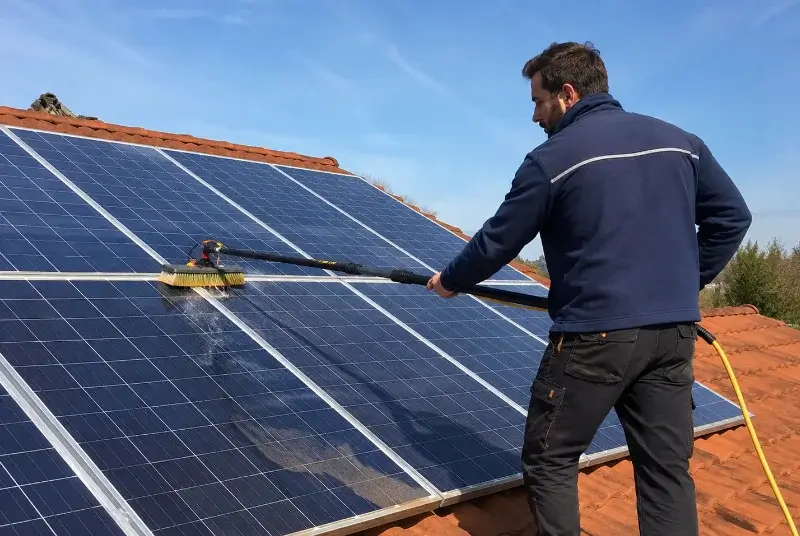 Nettoyage et entretien de panneaux solaires à Domalain